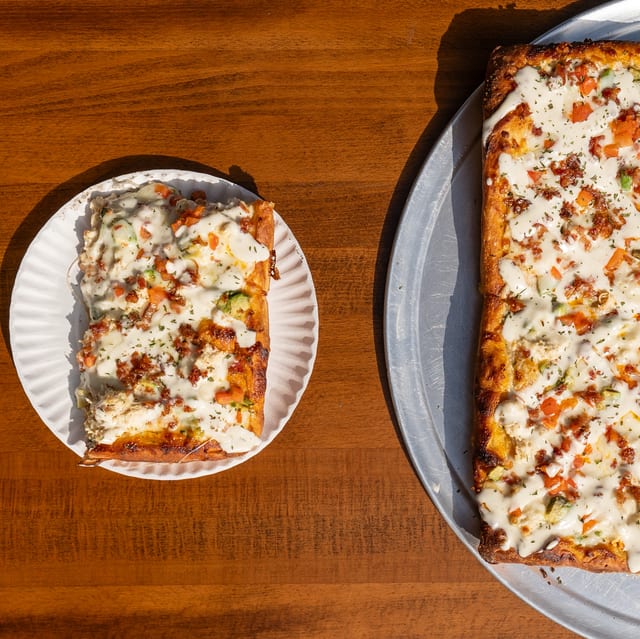 Kickin Chicken Sicilian Slice.